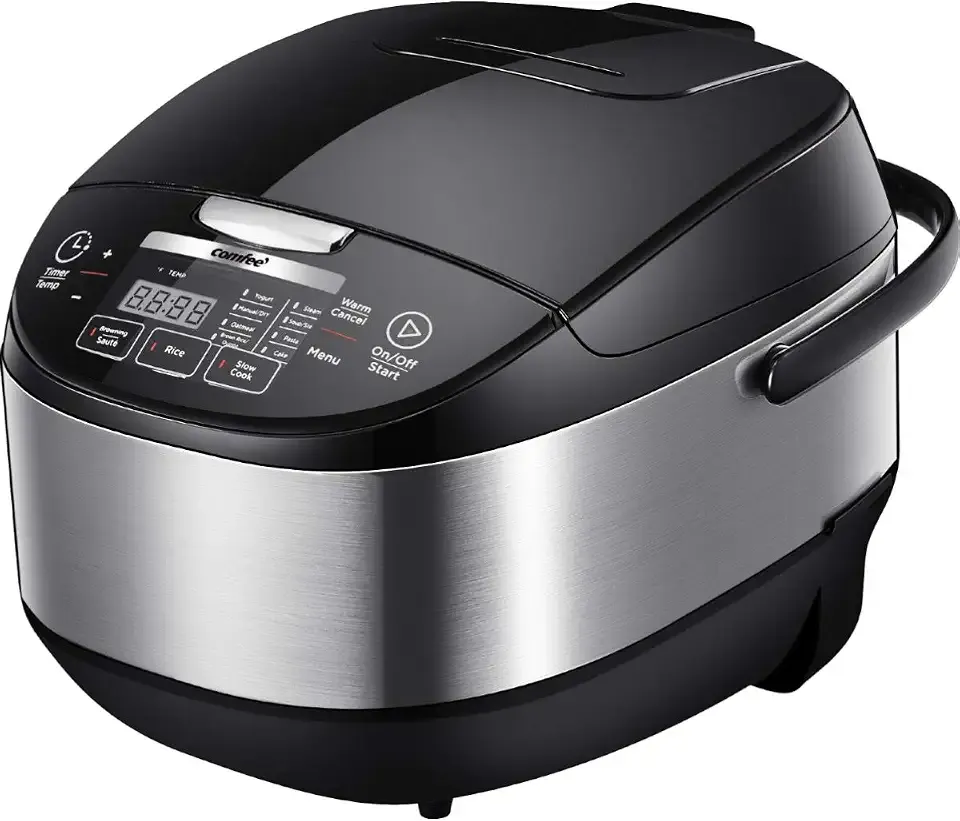 COMFEE' Japanese Style Rice Cooker with Fuzzy Logic, 10-Cups Uncooked Rice