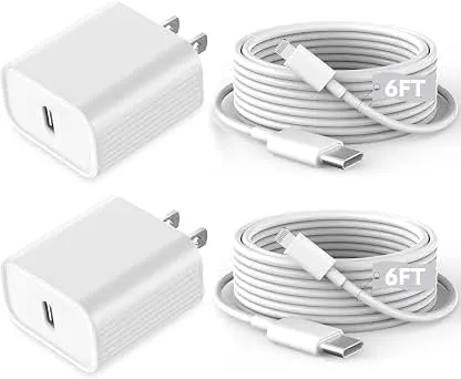 Fast iPhone Charger, iPhone Charger Fast Charging 2Pack…