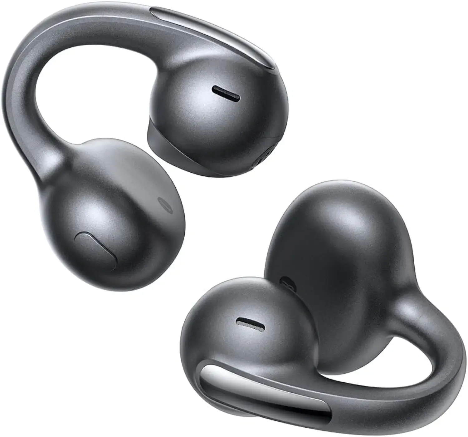 Baseus Bowie MC1 Pro Open Ear Clip-On Headphones, Hi-Res LDAC & HiFi4 Acoustic Sound, 5g Ultra-Lightweight Comfort, SuperBass 2.0, DNN 4-Mic AI Clear Calls, IP67 Waterproof, Bluetooth 6.0