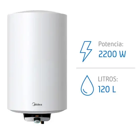 Termo con Wifi Eléctrico 120 Litros 2.2 kW de Muro