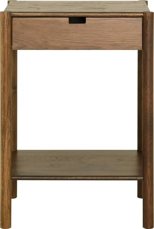 Circus nattbord Brunlakkert heltre eik