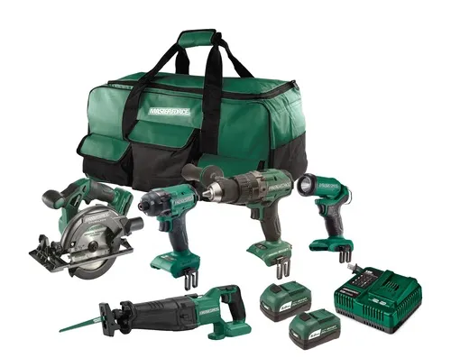 Masterforce BOOST® 20-Volt Brushless Cordless 5-Tool Combo Kit