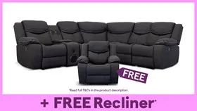 Corner Suite with FREE Recliner