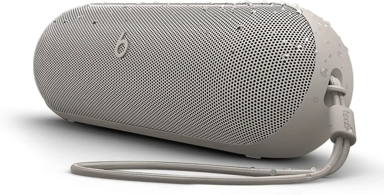 Pill x Kim Kardashian - Wireless Bluetooth Speaker and Portable Charger via USB-C - Up to 24 Hours Battery Life, IP67 Water Resistant, Apple & Android Compatible, Built-in Mic – Light Gray