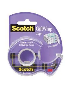 Scotch Gift Wrap Tape, 3/4 in x 650 in, 1 ct