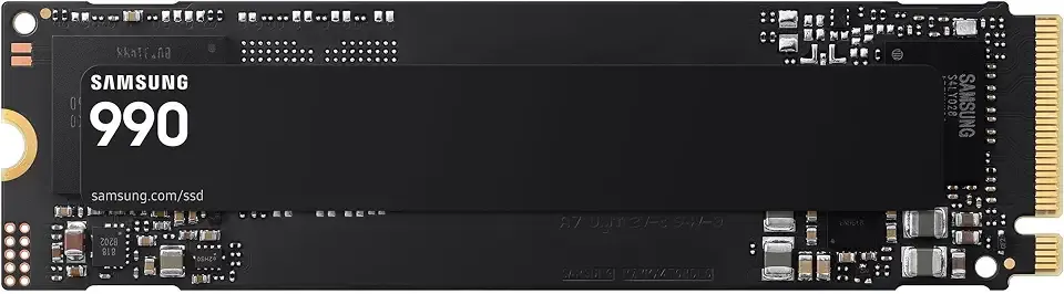 Samsung Internal SSD 990 2TB, Read/Write Speeds Up to 7,250/6,450 MB/s