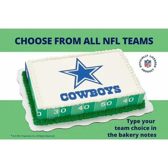 NFL Sheet Cake $24.96
