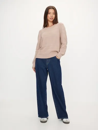 Estella Textured Crew Knit