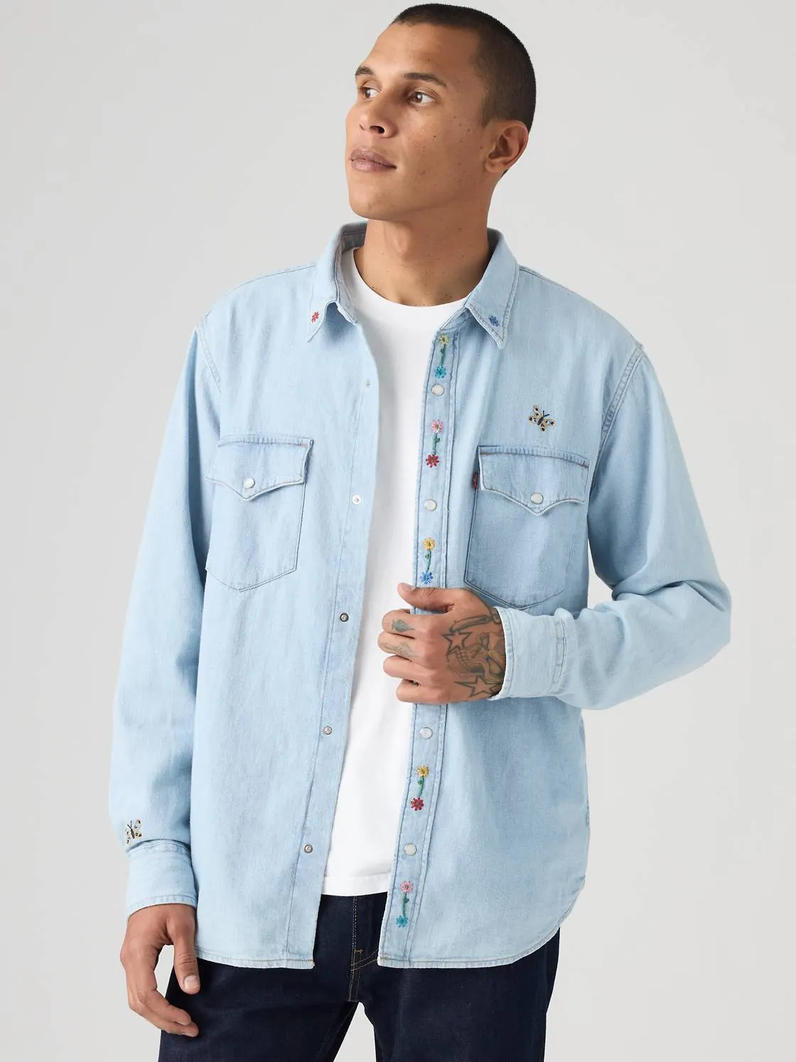 Relaxed Fit Western Shirt