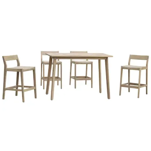 Juego de Bar Zapallar Madera 4 Personas