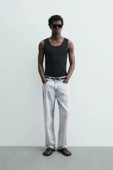 STRAIGHT ANKLE FIT JEANS