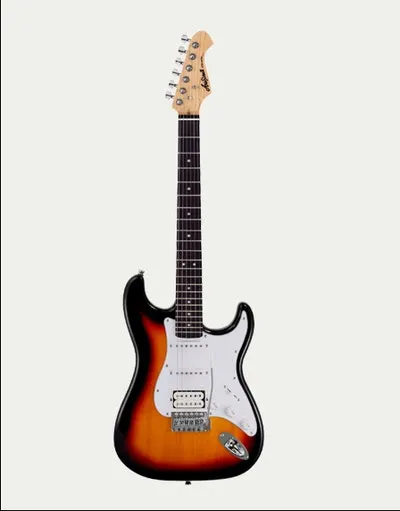ARIA STG-004 HSS FAT ST STYLE ELECTRIC GUITAR - 3 TONE SUNBURST