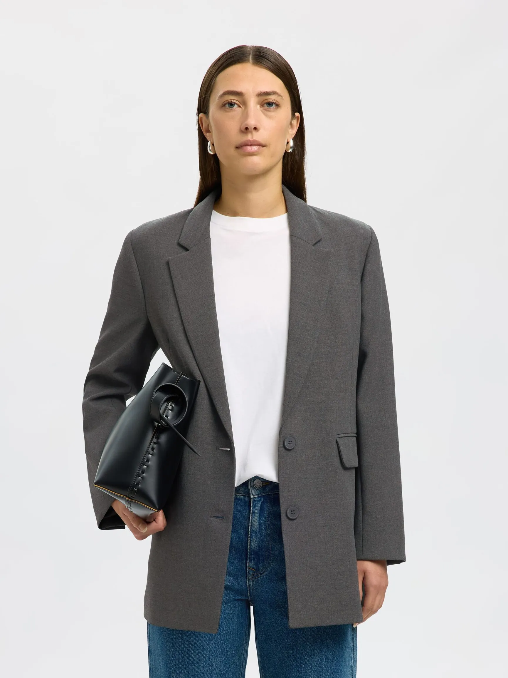 VISKOSEBLANDING AVSLAPPET BLAZER