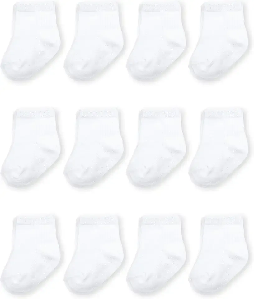 Baby & Toddler Grow & Fit Flex Zones Cotton Stretch Socks - Unisex, Girls, Boys