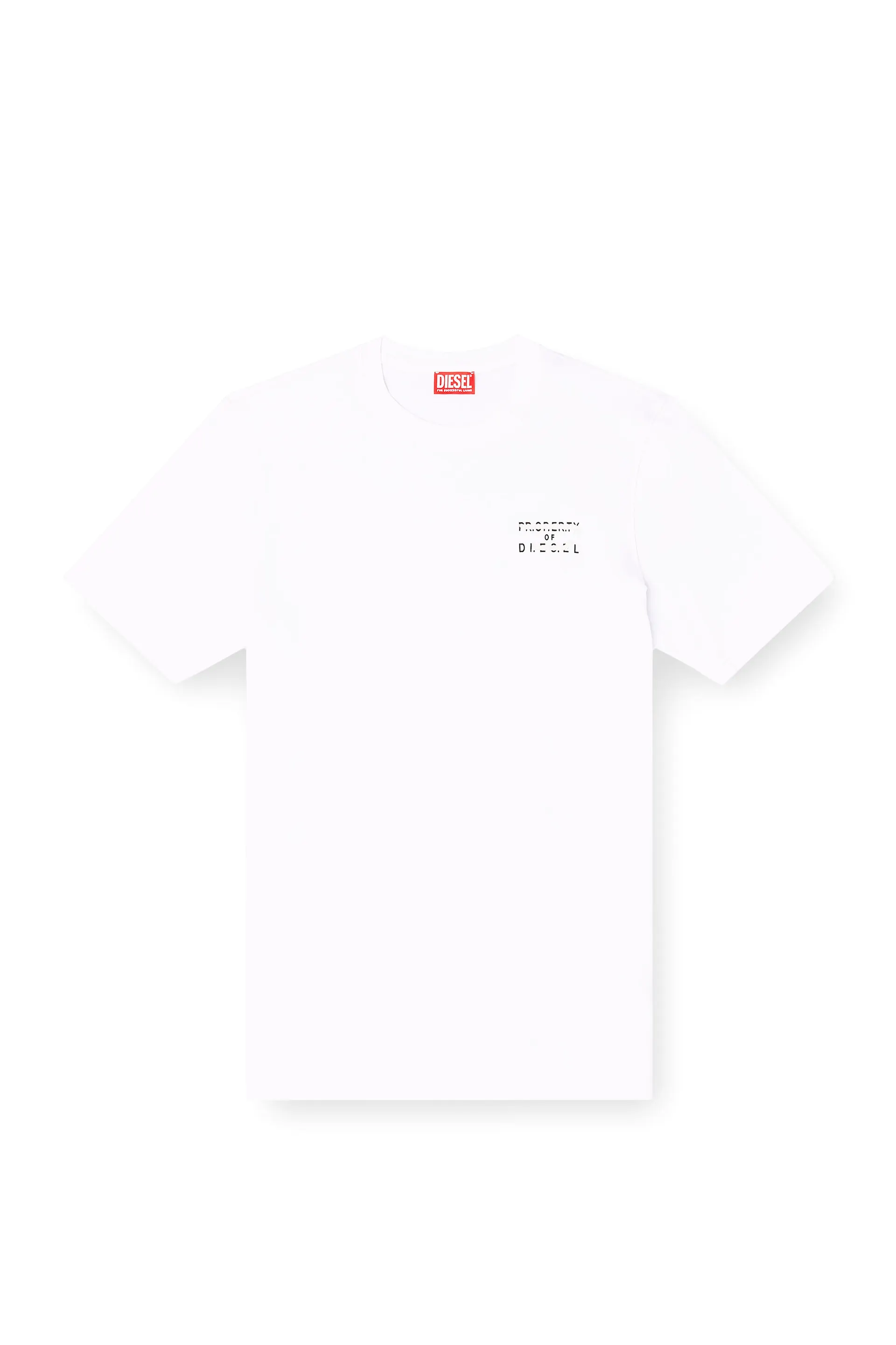 Regular cotton T-shirt with puff print