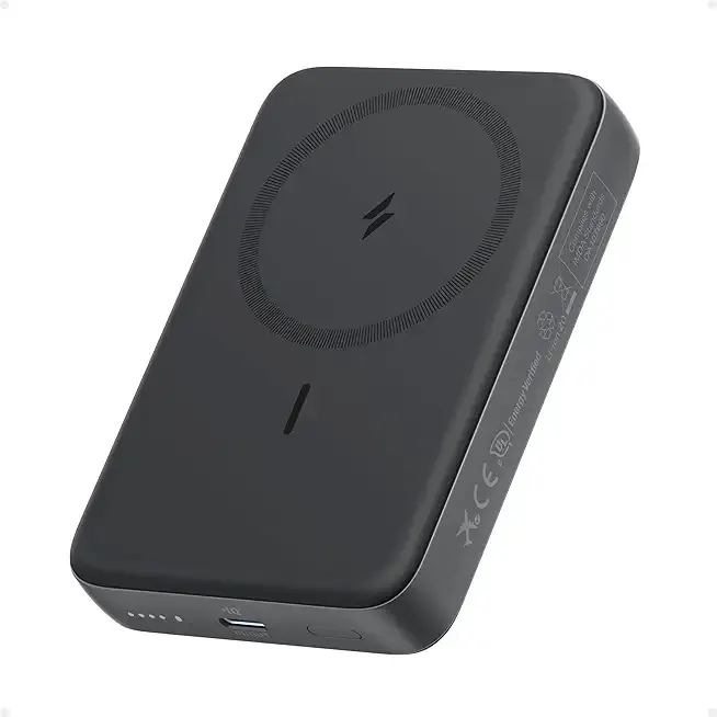 Anker Zolo Magnetic Power Bank,10,000mAh Magsafe Portable Charger | Compact Wireless Battery Pack with 30W Max Fast Charging, Skin-Friendly and Durable Design for Travel