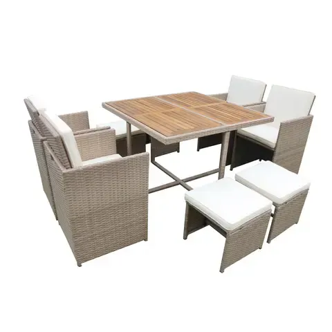 Comedor de Exterior Ratán 8 Personas