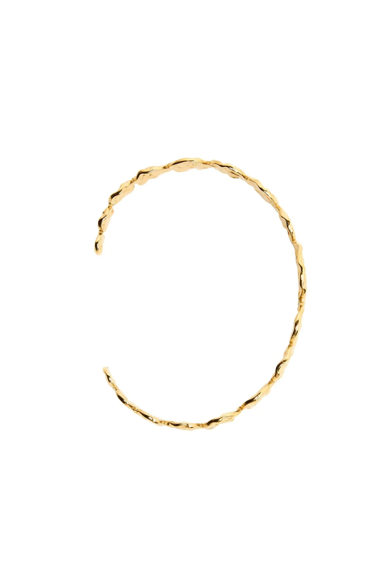 Goudkleurige bangle armband cirkels