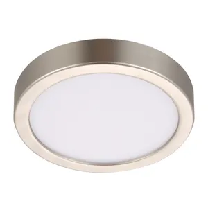 Faretto da incasso con fonte luminosa fisso Modulo LED INSPIRE SANOA nichel Ø 12.3 cm Luce cct da bianco caldo a bianco freddo