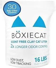 Boxie Premium Unscented Clumping Cat Litter 30+ Day Odor Control 16 lb Boxie Premium Unscented Clumping…