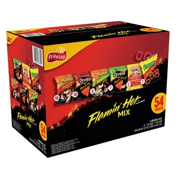 Frito-Lay Flamin' Hot Mix, Variety Pack, 54-count