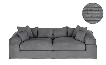 Big Sofa in modernem Cord Lianea
