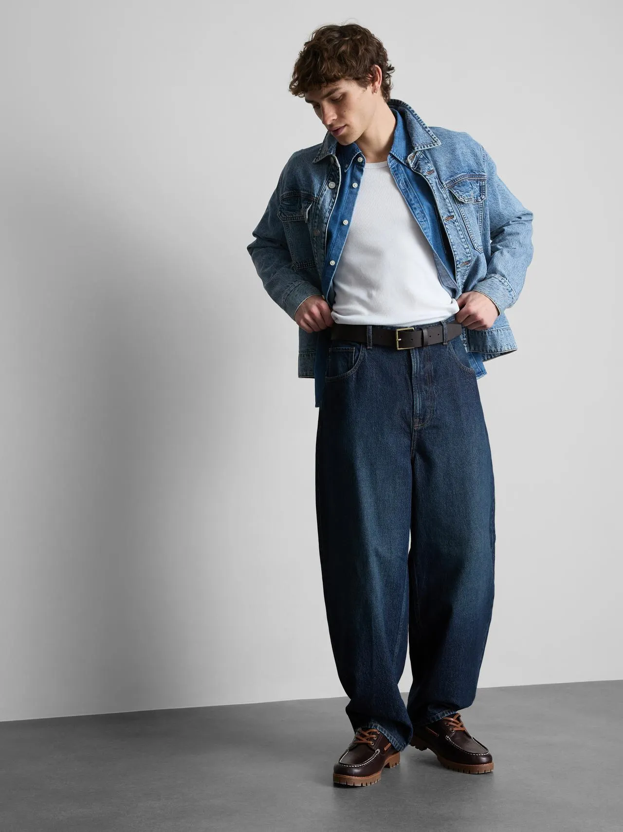 Jean barrell taille mi-haute