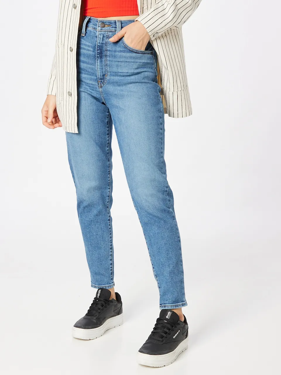 Tapered Jeans 'High Waisted Mom Jean'
