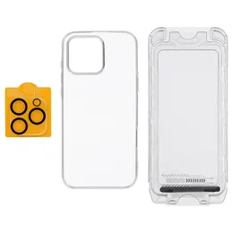 Ultimate 3-in-1 Protection Kit for iPhone 16 Pro (Screen/Lens Protectors and Clear Case)