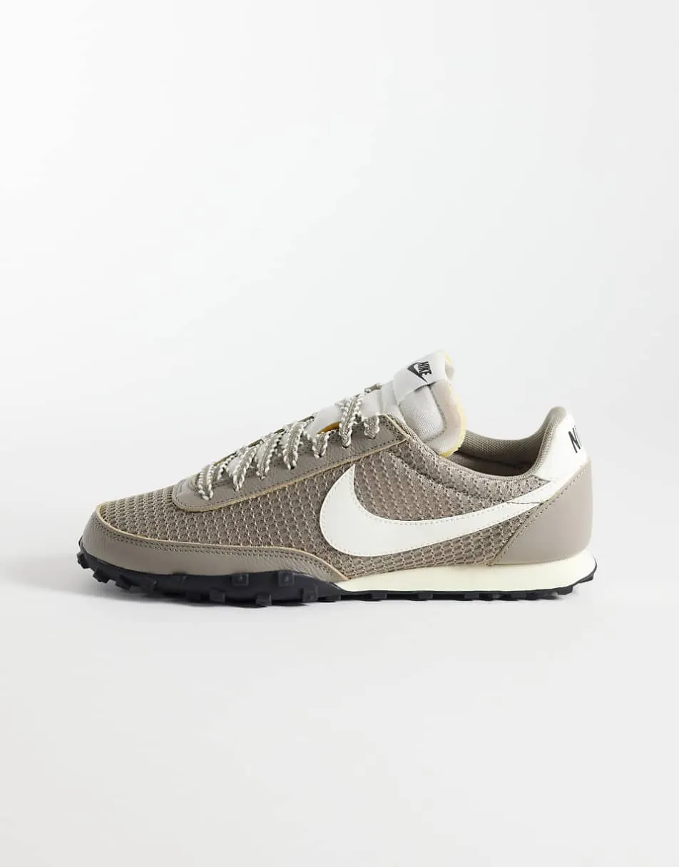 Nike Waffle Racer mesh trainers in washed grey