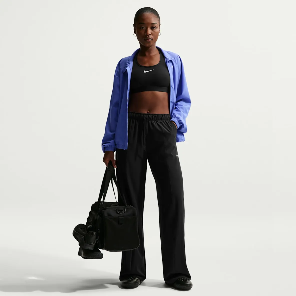 Dri-FIT vevd bukse med vide ben til dame
