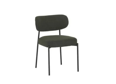 Stoel Alien 43x43x76cm - stof - groen