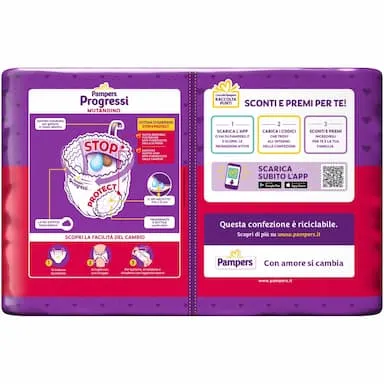 Pampers Progressi Mutandino Maxi 19 + 19 Pz