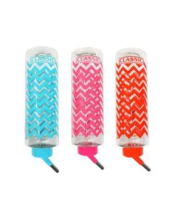 Classic Drinkfles Plastic Zig Zag Konijn - Waterfontein - 600 ml Assorti