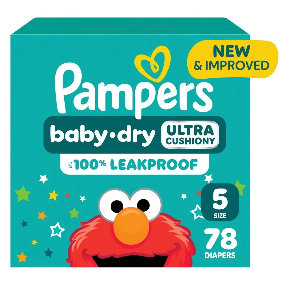 Pampers Baby-Dry Size 5 Diapers, 78 ct.