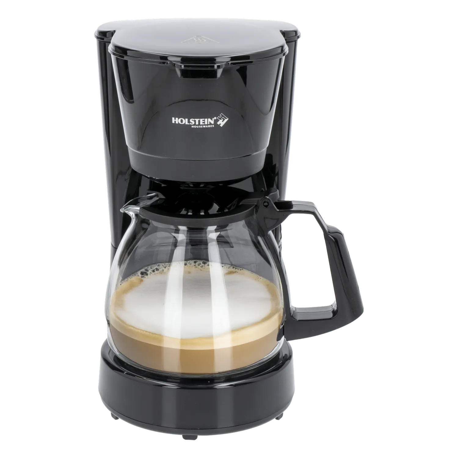 Cafetera Negra 750 Watts HOLSTEIN 5 Tazas