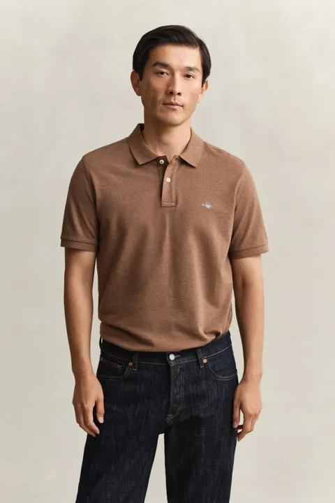 Klassisk piquéskjorte i regular fit