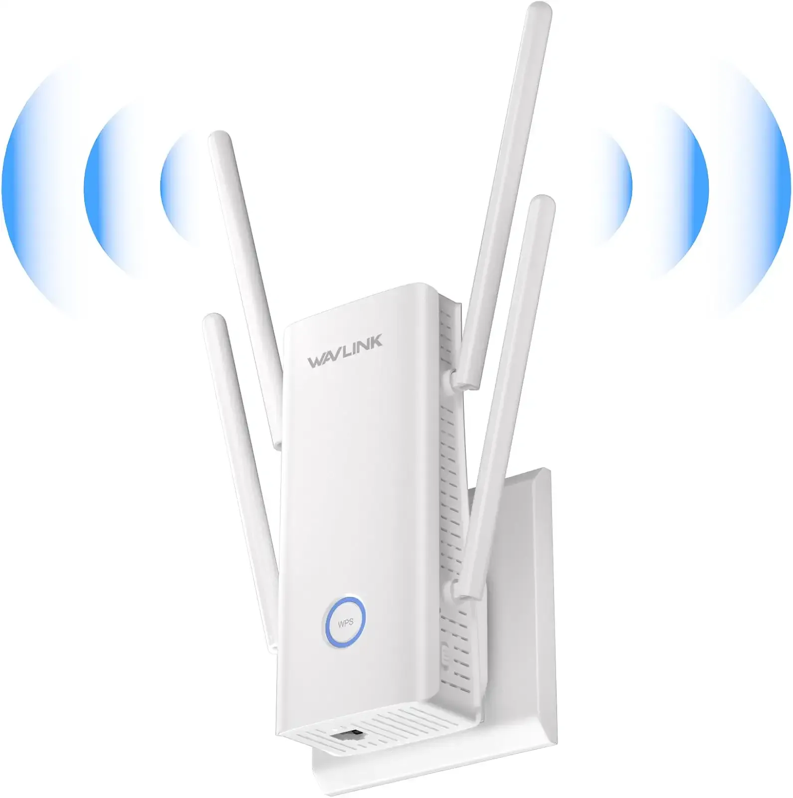 WAVLINK AX3000 WiFi Extender - Internet WiFi 6 Extender Booster with 5 High-Gain Antennas & Beamforming, Dual Band Whole Home Coverage, Gigabit Port, Repeater/AP/Router Mode