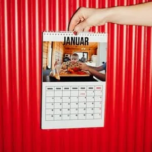 Veggkalender | A4 | Bold