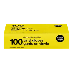 Vinyl Disposable Gloves, Medium