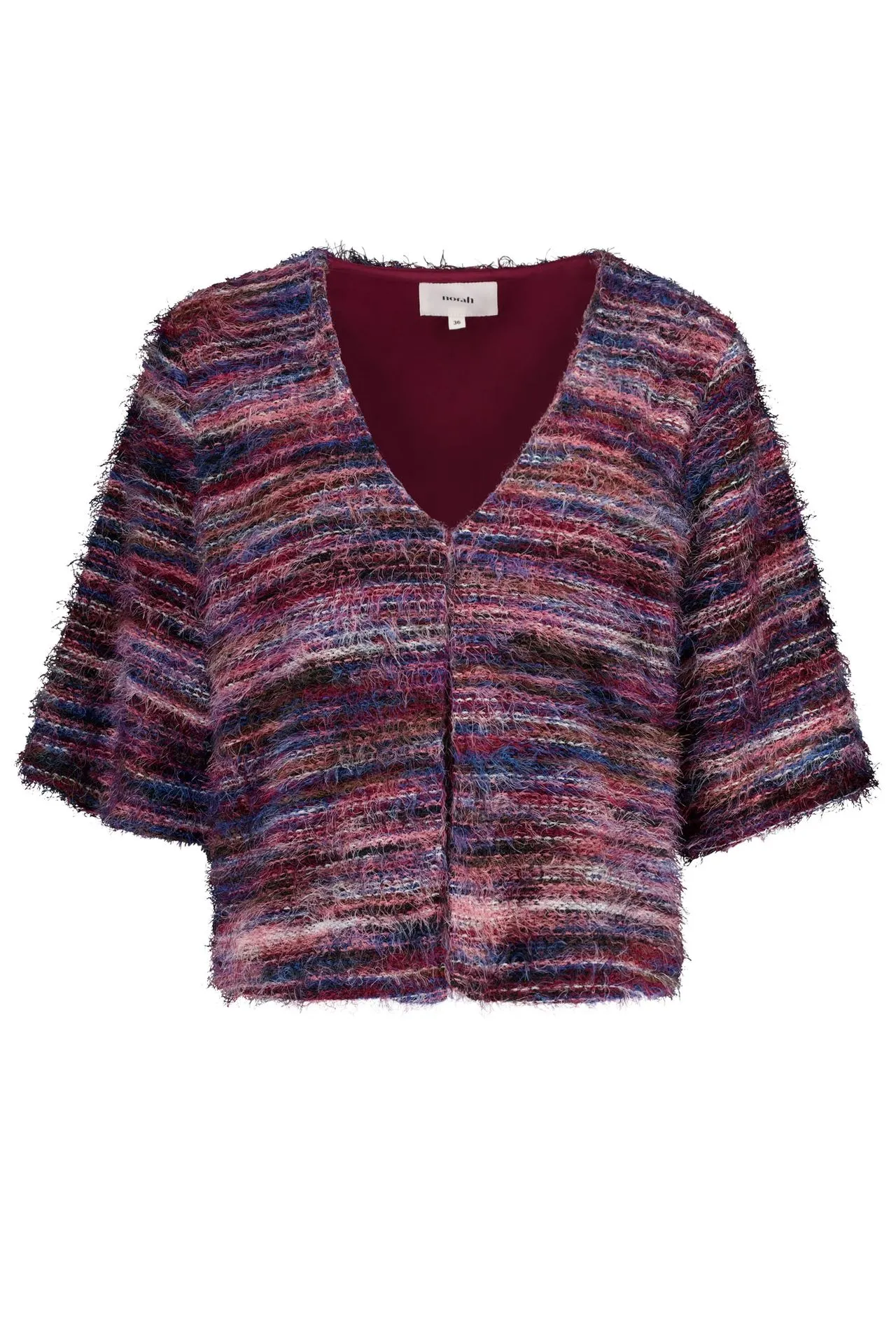 Kleurrijk paars vest