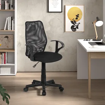 Bureaustoel LILO Mesh Zwart