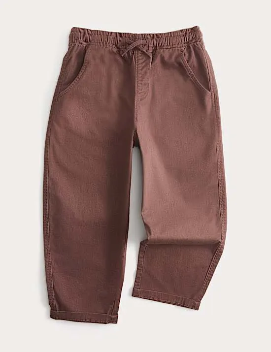 Pull-On-Cargohose aus Baumwollmischgewebe (2–8 Jahre)