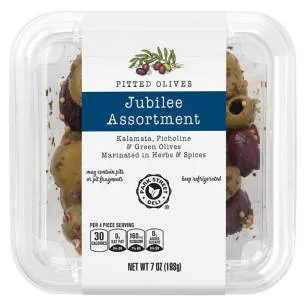 Jubilee Assortment Olives, 7 oz