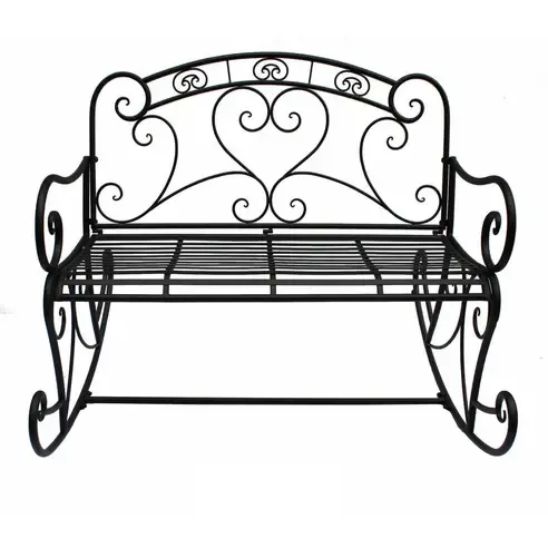 Schaukelbank DARES - schwarz - Metall