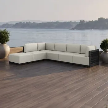 Henredon Annalise 6-piece Outdoor Patio Modular Sectional