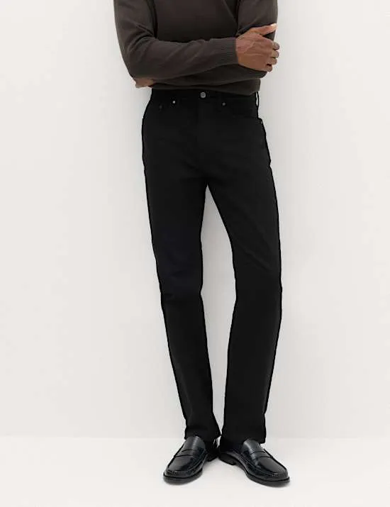 Gerade geschnittene Stretch-Jeans