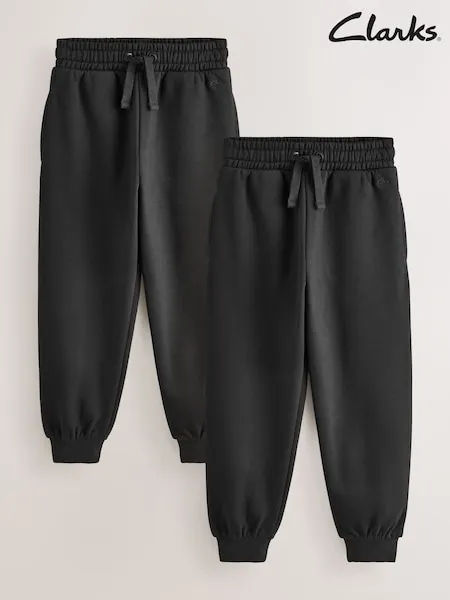 Clarks Black Sweat Joggers 2 Pack