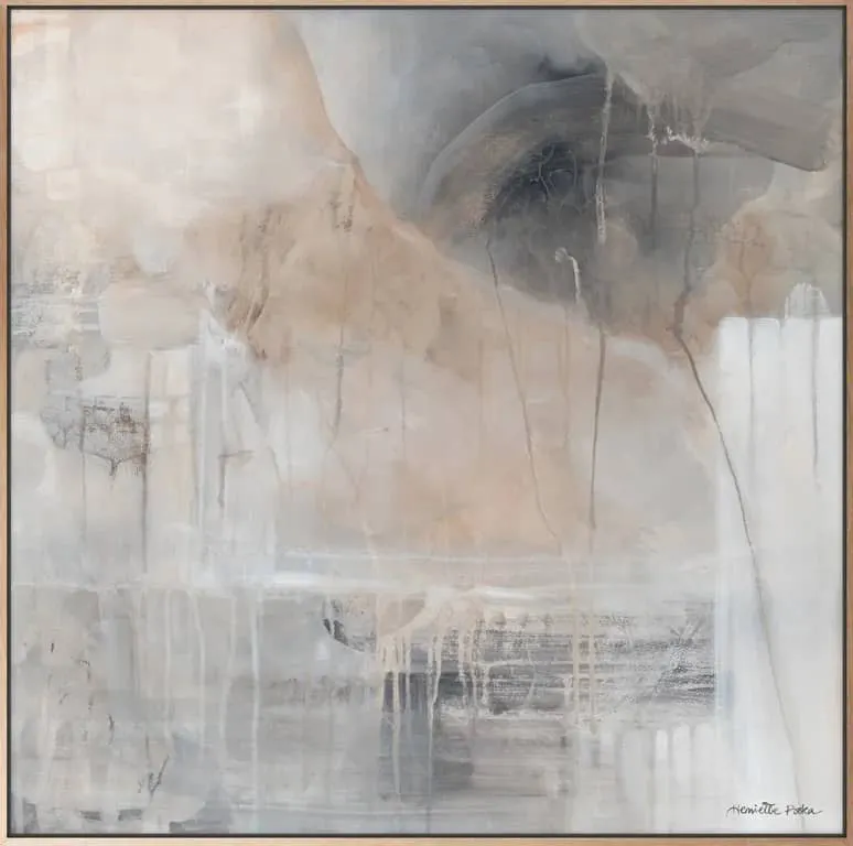 Canvas My shadow days are over 113x113, m/eikefarget svevelist i tre