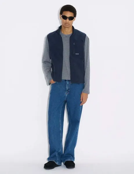 Dovre Fleece Vest Dk. Navy